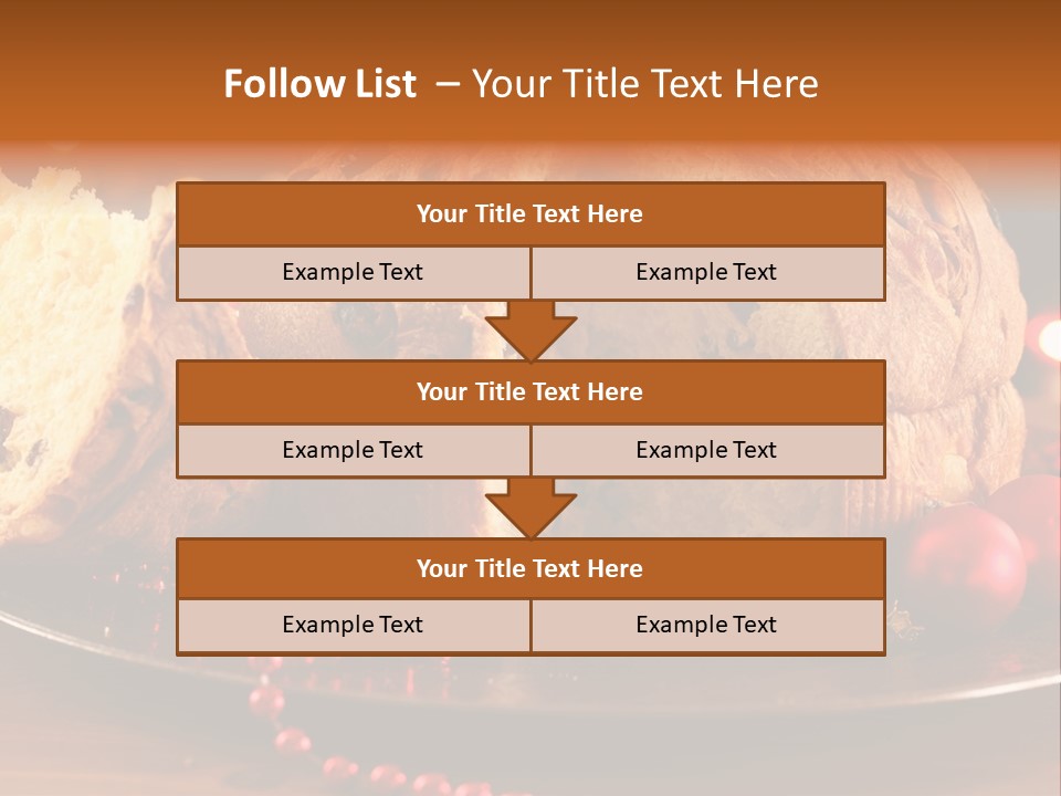 Baking Xmas Plate PowerPoint Template