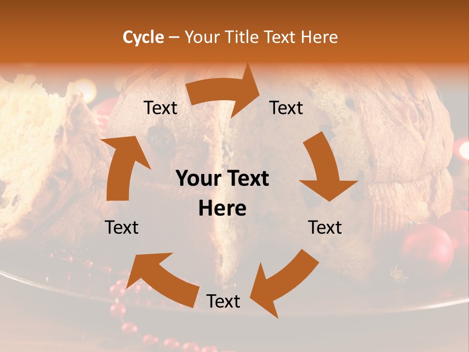 Baking Xmas Plate PowerPoint Template
