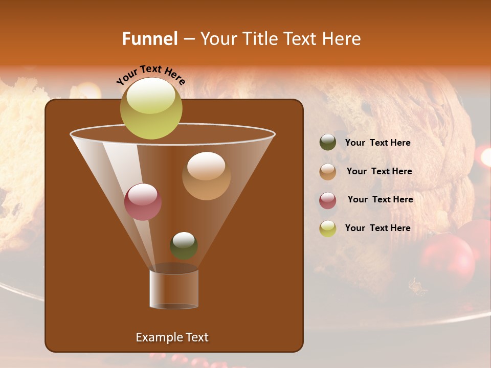 Baking Xmas Plate PowerPoint Template