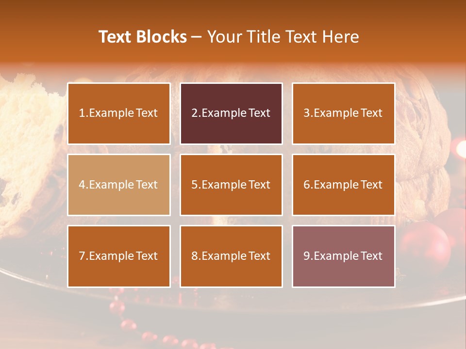 Baking Xmas Plate PowerPoint Template