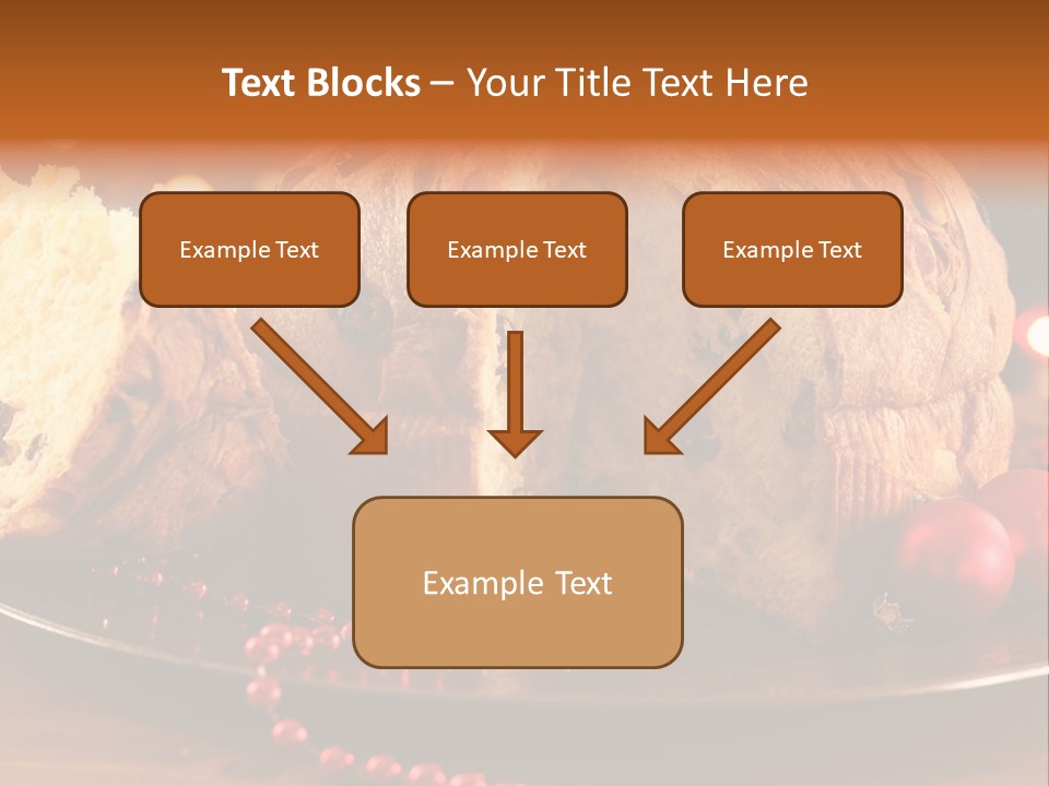 Baking Xmas Plate PowerPoint Template