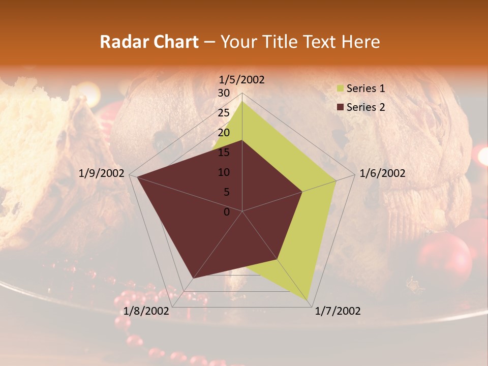 Baking Xmas Plate PowerPoint Template