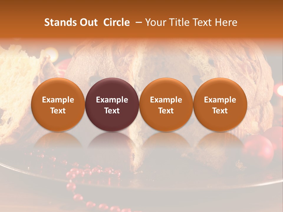 Baking Xmas Plate PowerPoint Template