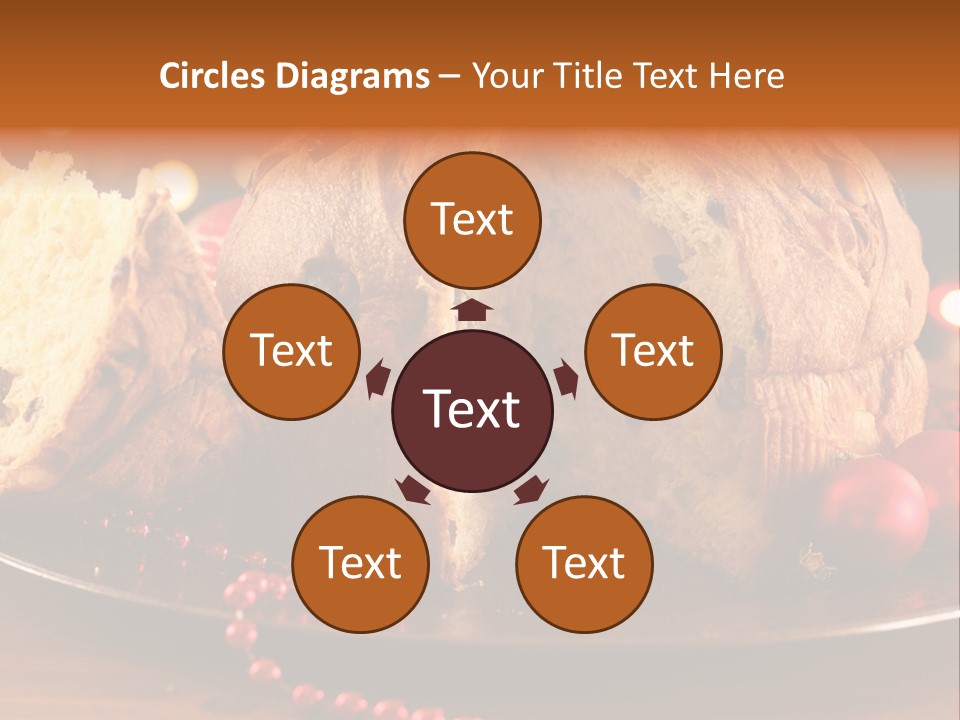 Baking Xmas Plate PowerPoint Template