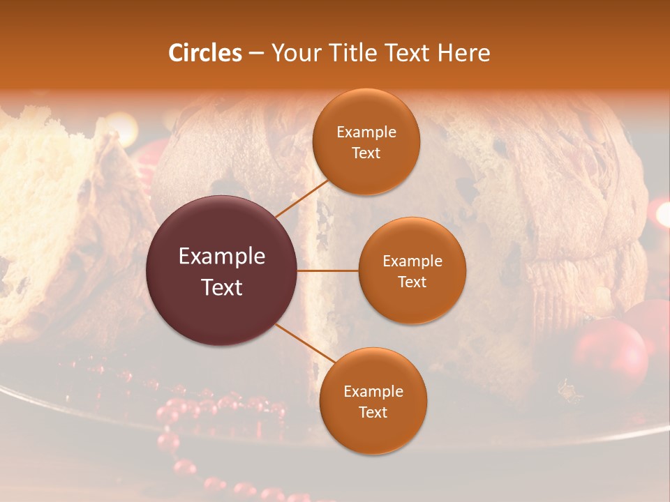 Baking Xmas Plate PowerPoint Template
