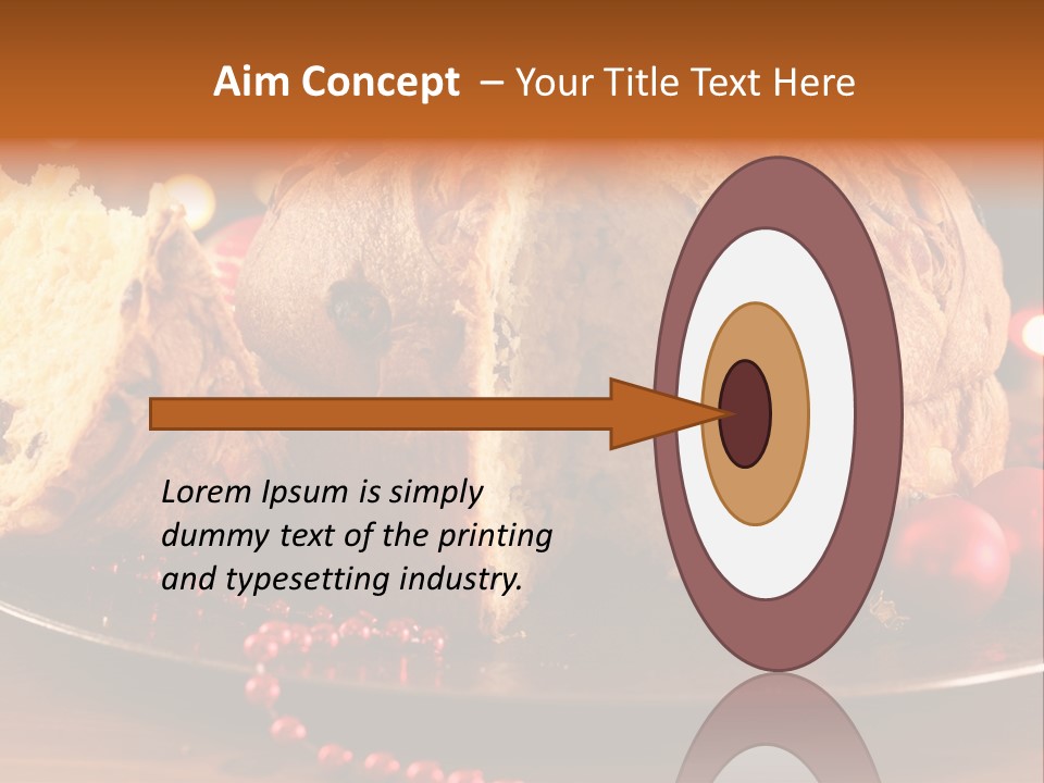Baking Xmas Plate PowerPoint Template