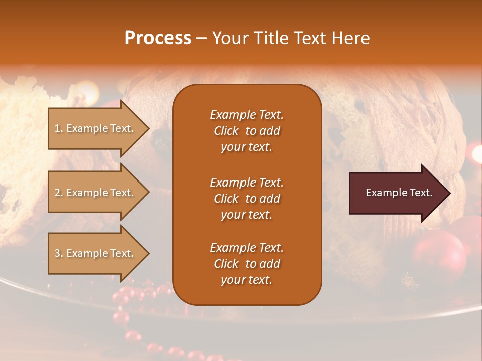 Baking Xmas Plate PowerPoint Template