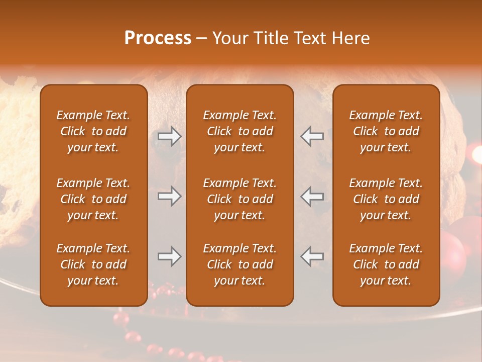 Baking Xmas Plate PowerPoint Template