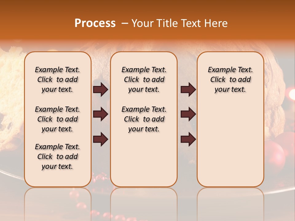 Baking Xmas Plate PowerPoint Template