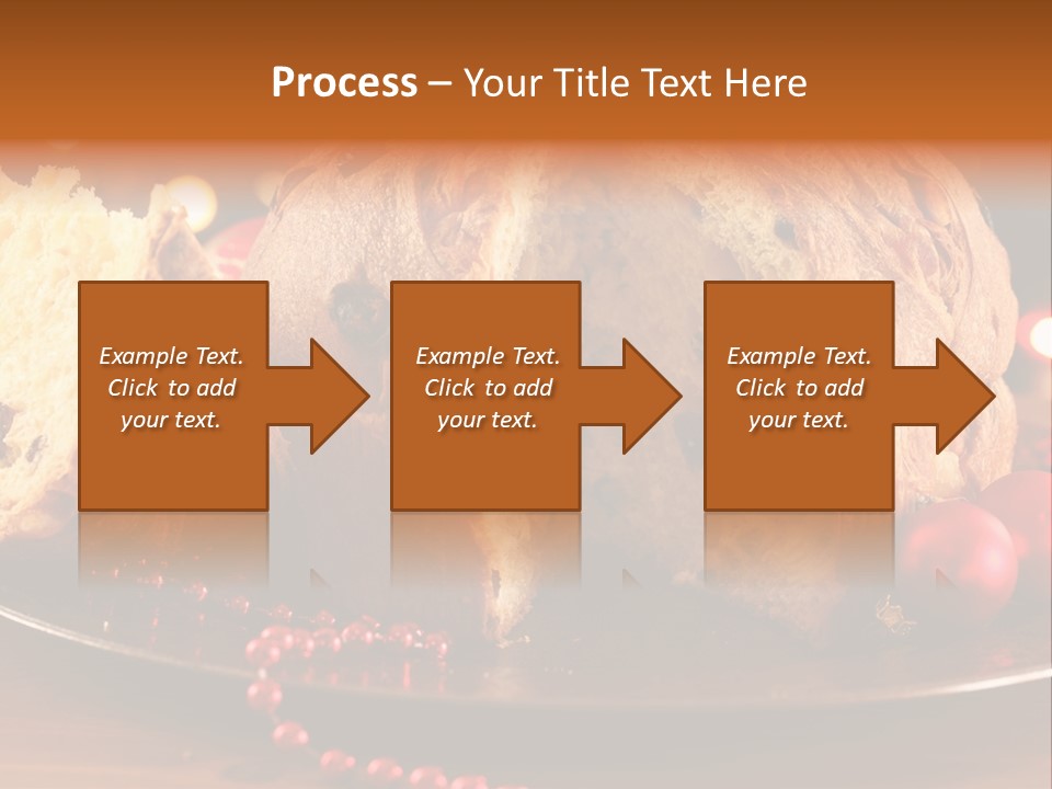 Baking Xmas Plate PowerPoint Template