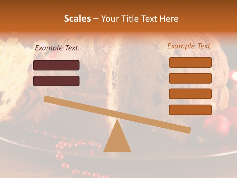 Baking Xmas Plate PowerPoint Template