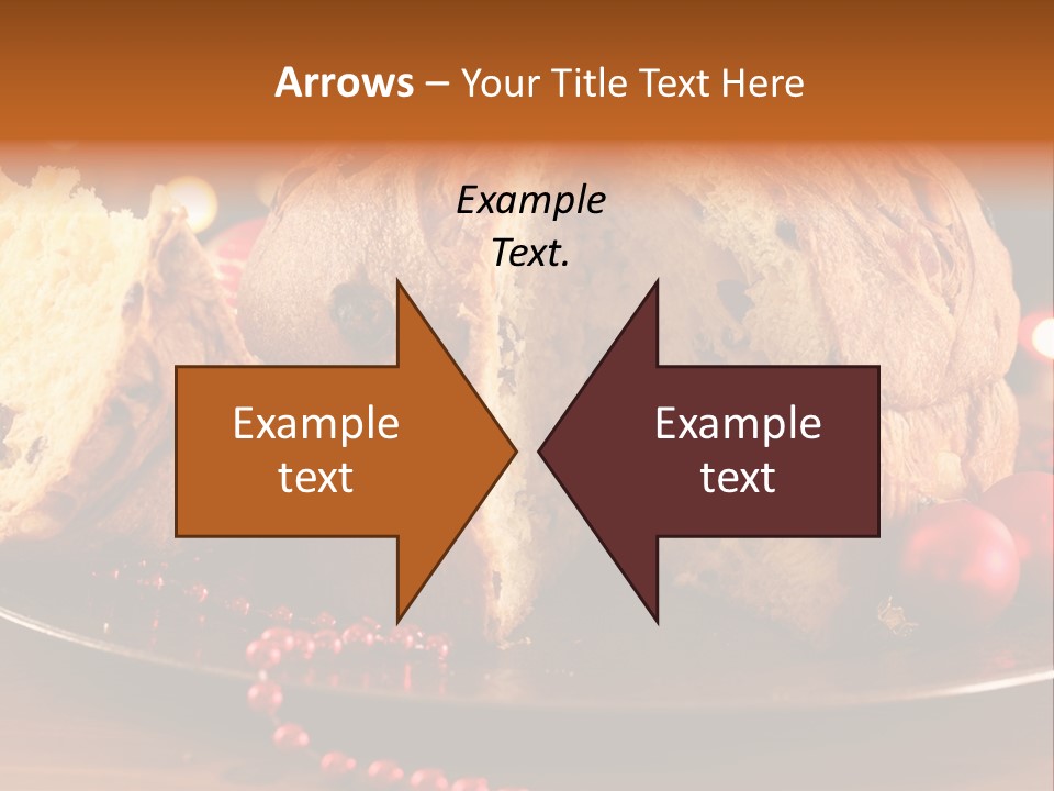 Baking Xmas Plate PowerPoint Template