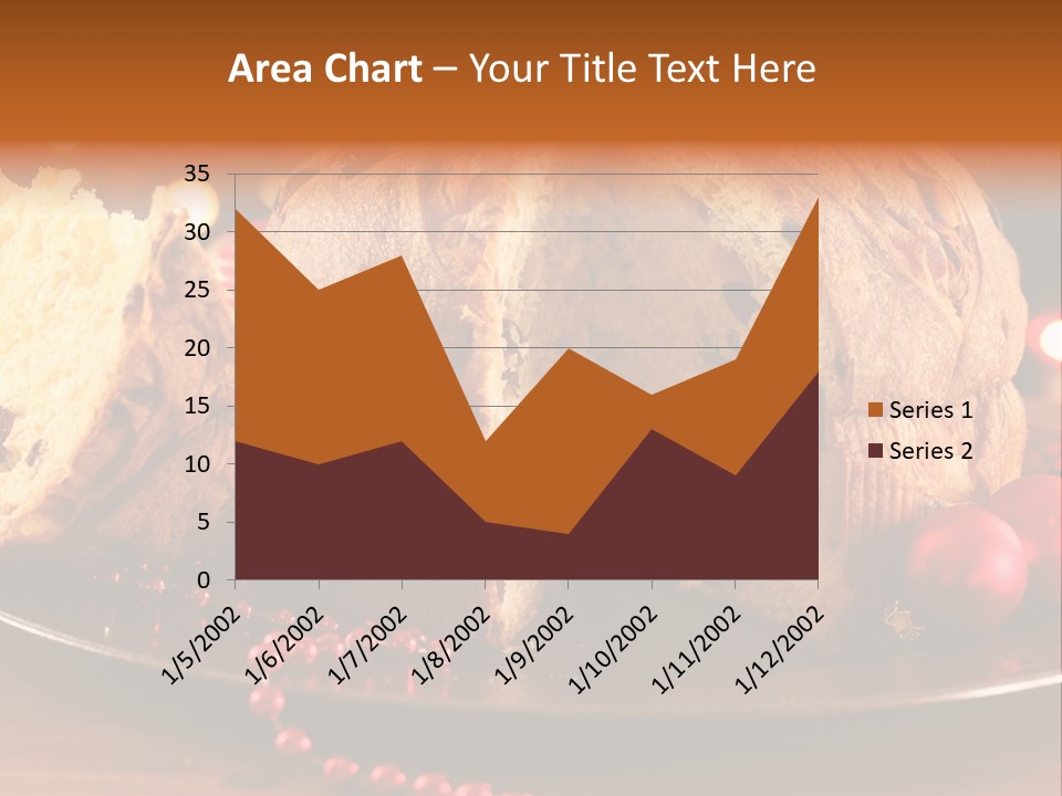 Baking Xmas Plate PowerPoint Template