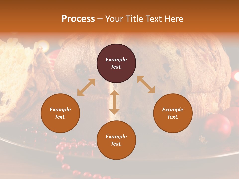 Baking Xmas Plate PowerPoint Template