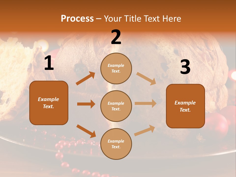 Baking Xmas Plate PowerPoint Template