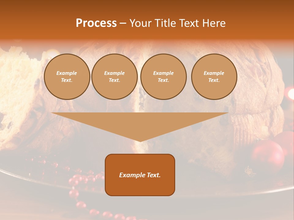 Baking Xmas Plate PowerPoint Template