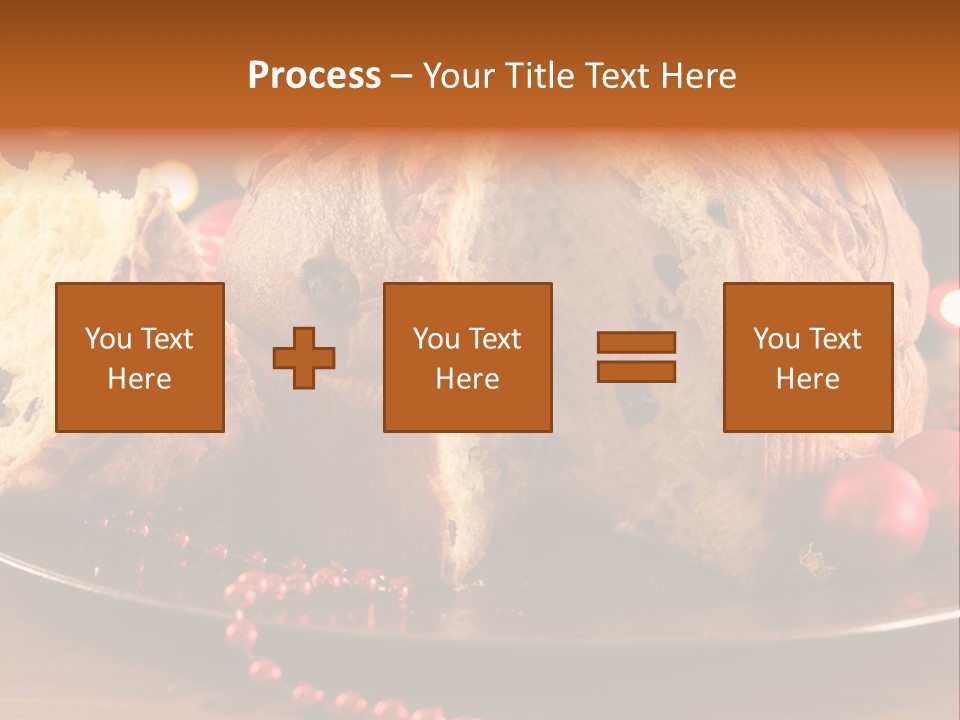 Baking Xmas Plate PowerPoint Template