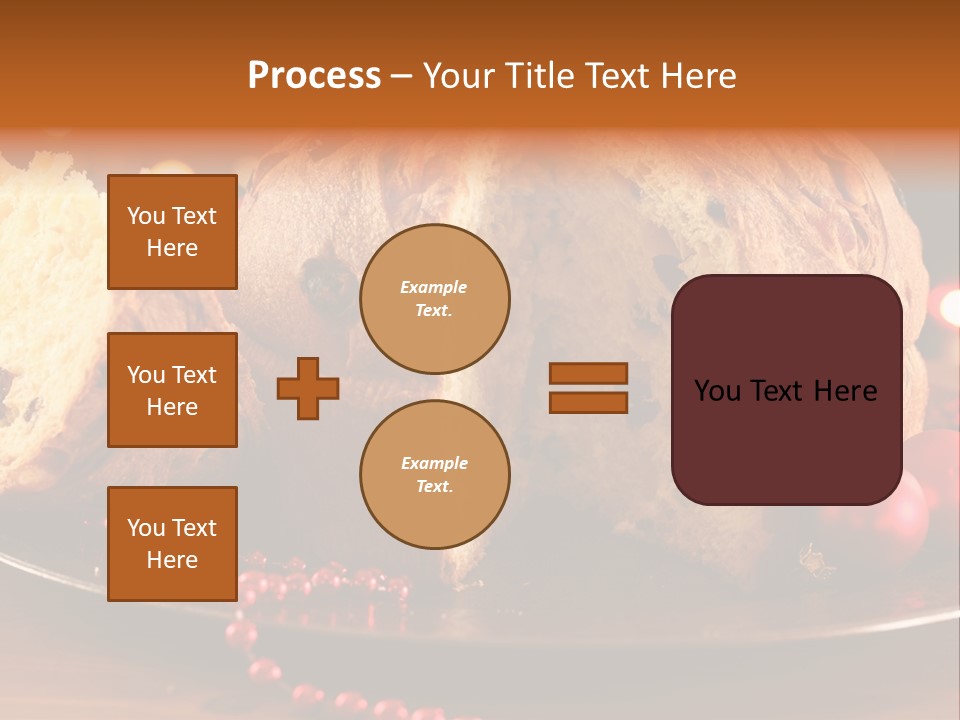 Baking Xmas Plate PowerPoint Template