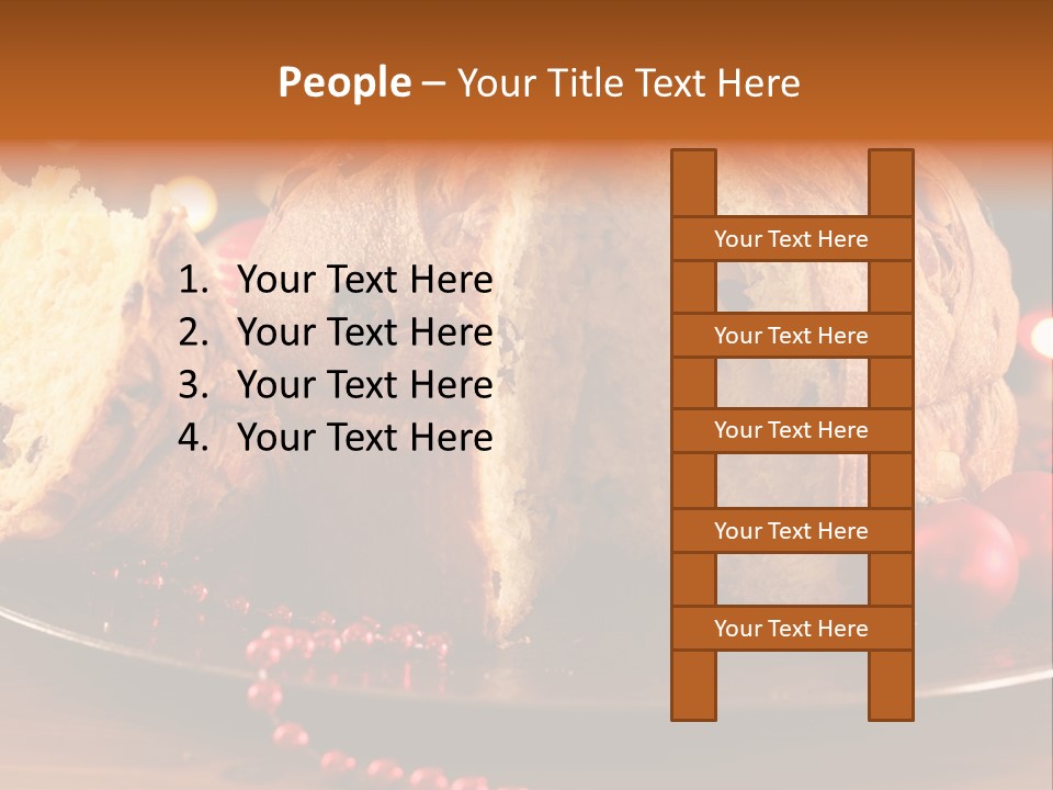 Baking Xmas Plate PowerPoint Template