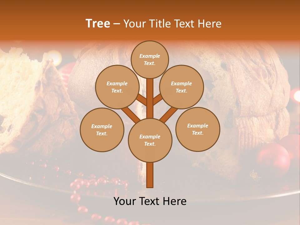 Baking Xmas Plate PowerPoint Template