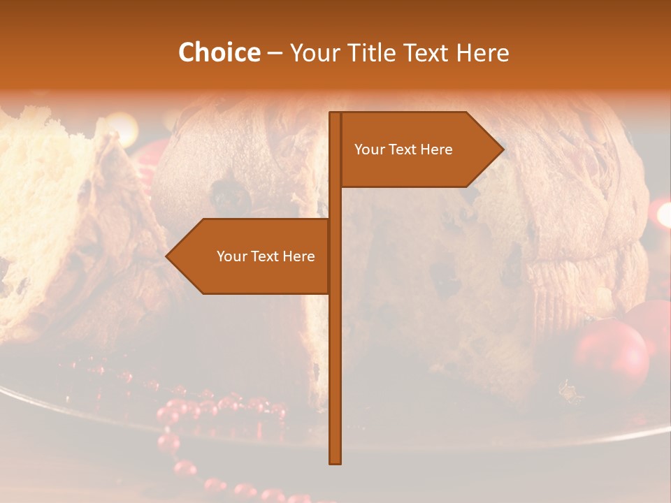 Baking Xmas Plate PowerPoint Template