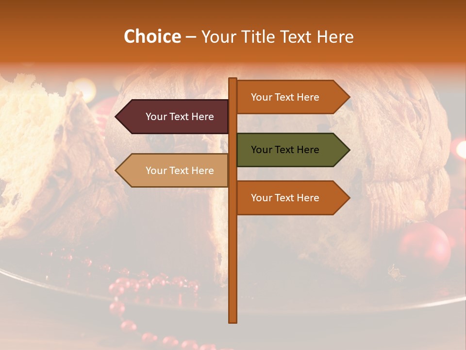Baking Xmas Plate PowerPoint Template