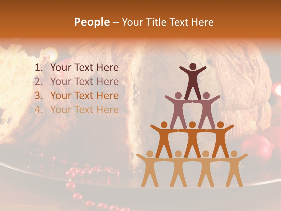 Baking Xmas Plate PowerPoint Template