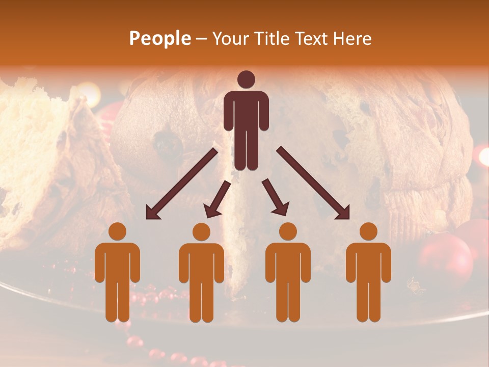 Baking Xmas Plate PowerPoint Template