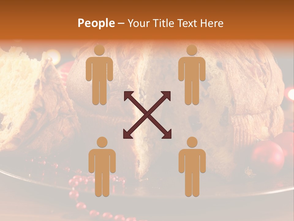 Baking Xmas Plate PowerPoint Template