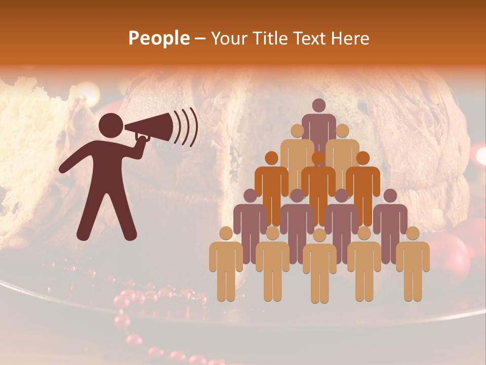 Baking Xmas Plate PowerPoint Template