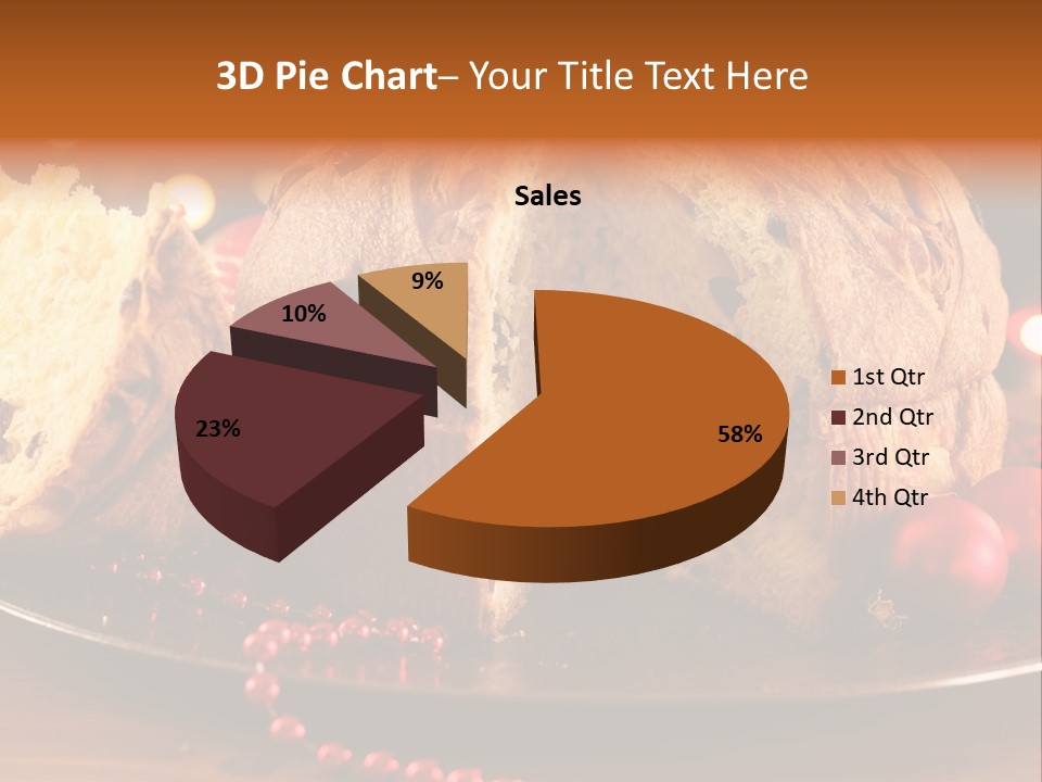 Baking Xmas Plate PowerPoint Template