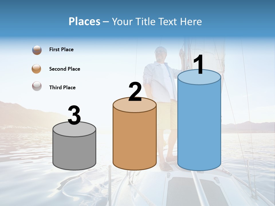 Person Horizon Lifestyle PowerPoint Template