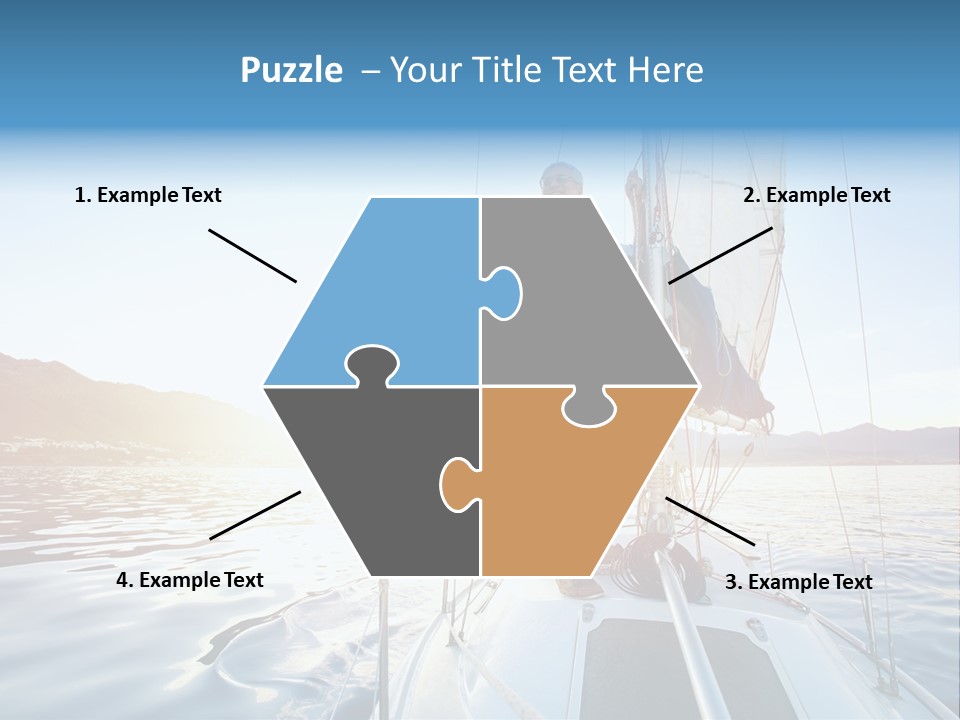 Person Horizon Lifestyle PowerPoint Template