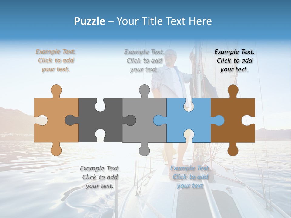 Person Horizon Lifestyle PowerPoint Template