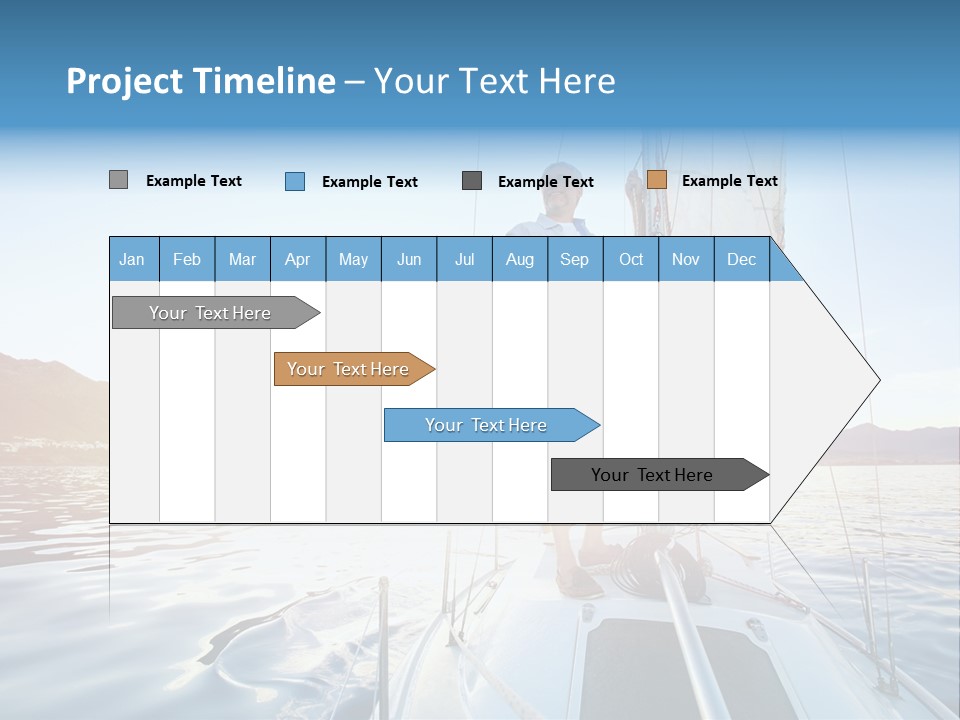 Person Horizon Lifestyle PowerPoint Template