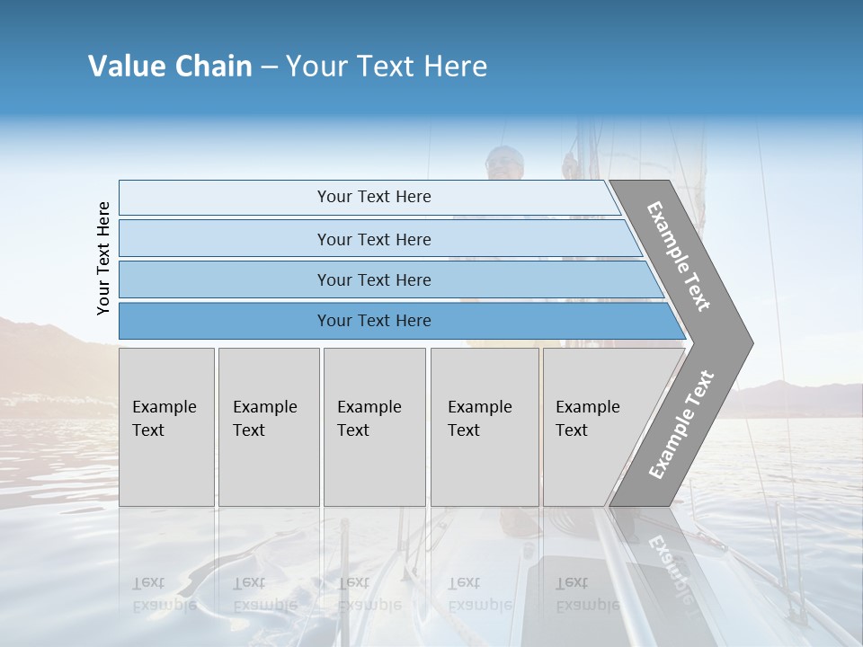 Person Horizon Lifestyle PowerPoint Template