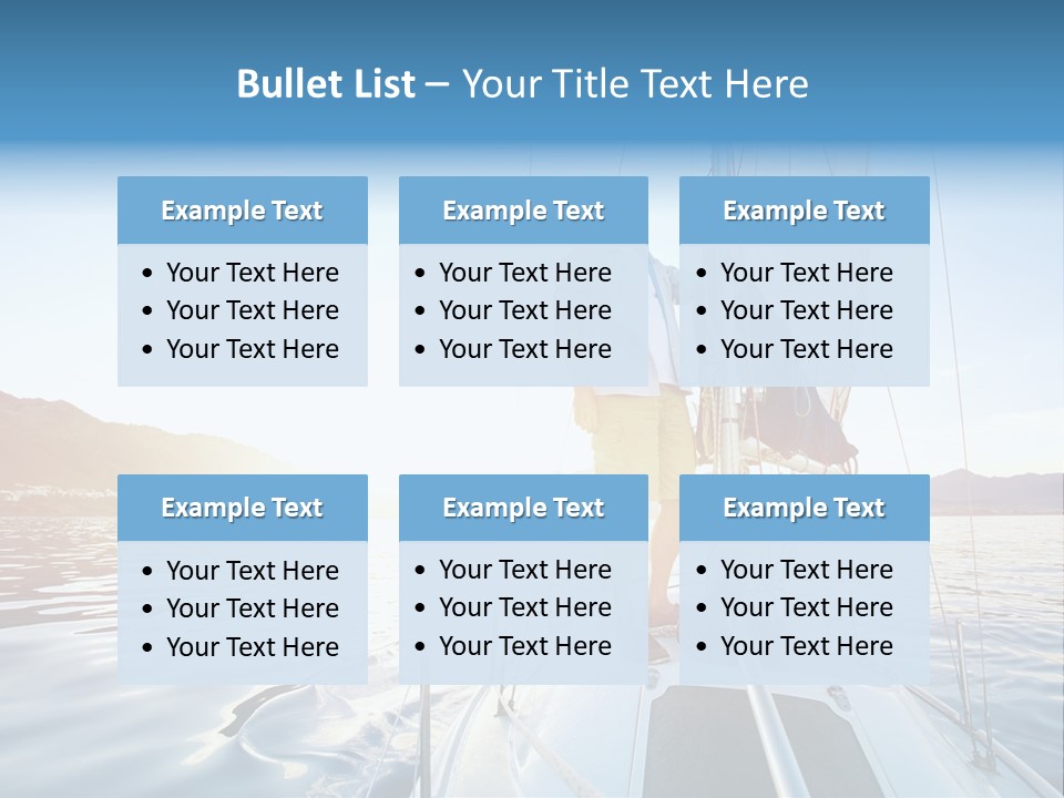 Person Horizon Lifestyle PowerPoint Template