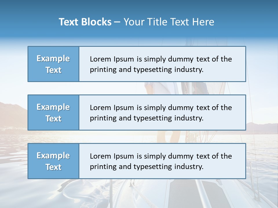 Person Horizon Lifestyle PowerPoint Template