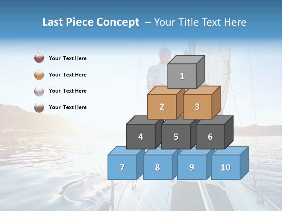 Person Horizon Lifestyle PowerPoint Template