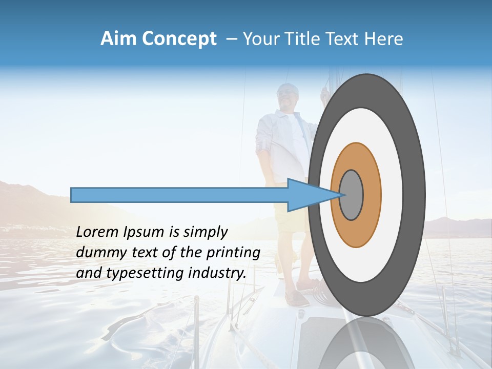 Person Horizon Lifestyle PowerPoint Template