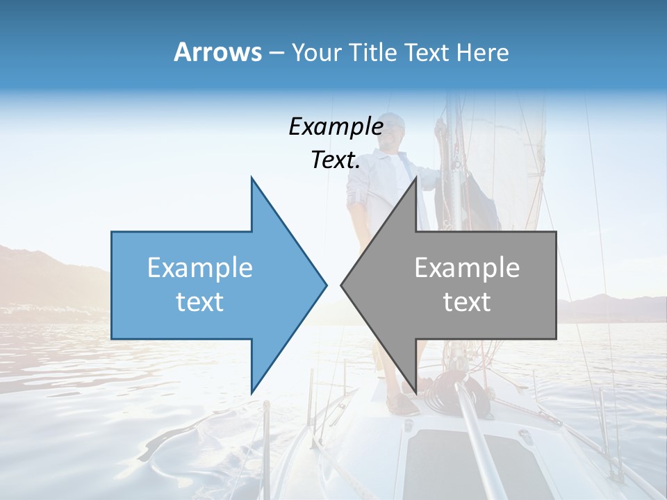 Person Horizon Lifestyle PowerPoint Template