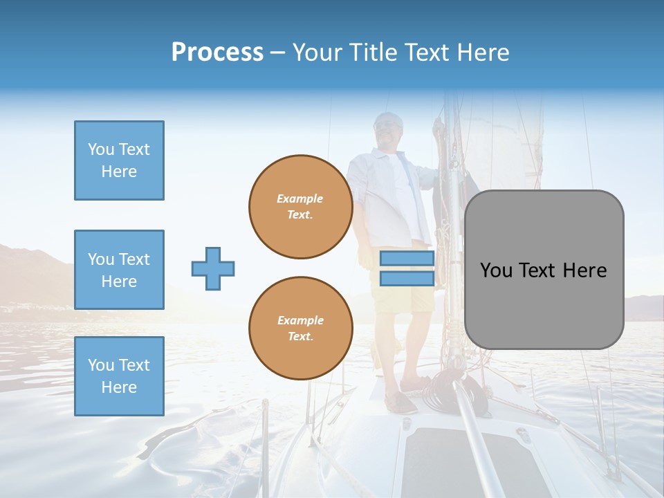 Person Horizon Lifestyle PowerPoint Template