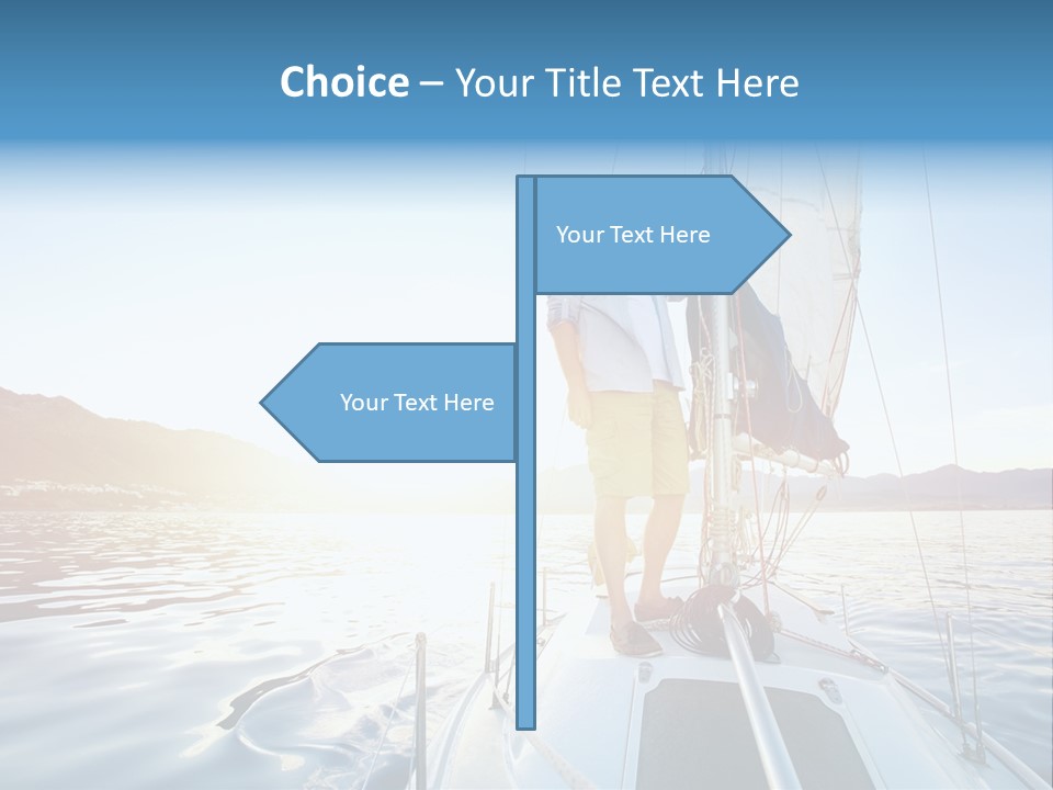 Person Horizon Lifestyle PowerPoint Template