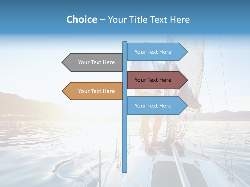 Person Horizon Lifestyle PowerPoint Template