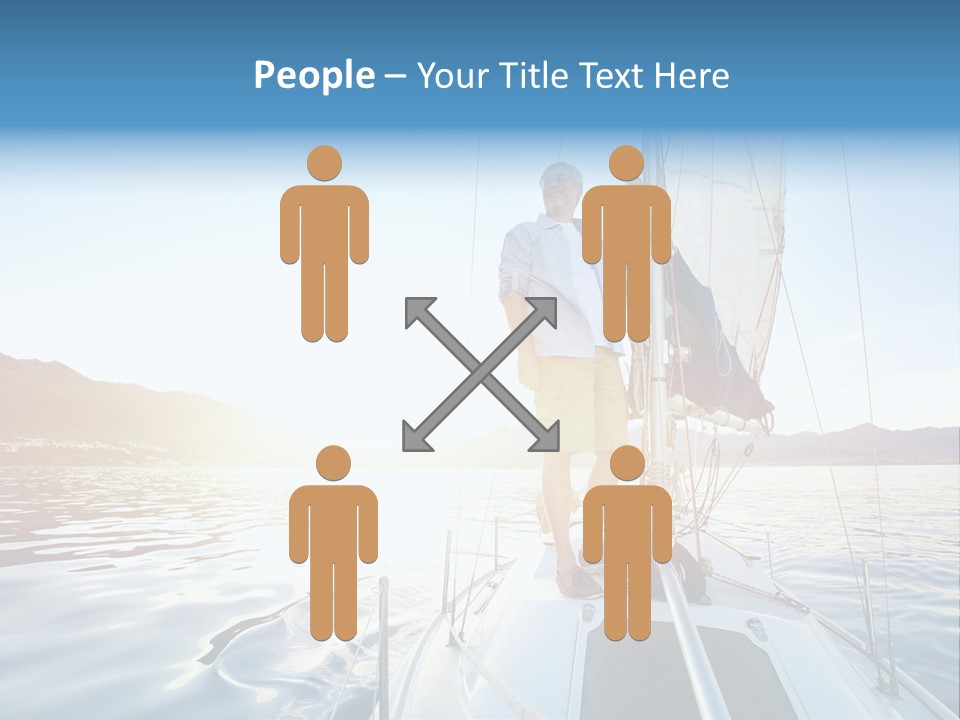 Person Horizon Lifestyle PowerPoint Template