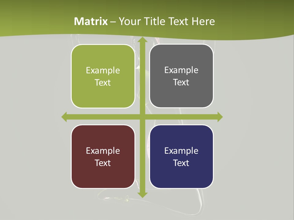 Showing One Woman Energy PowerPoint Template