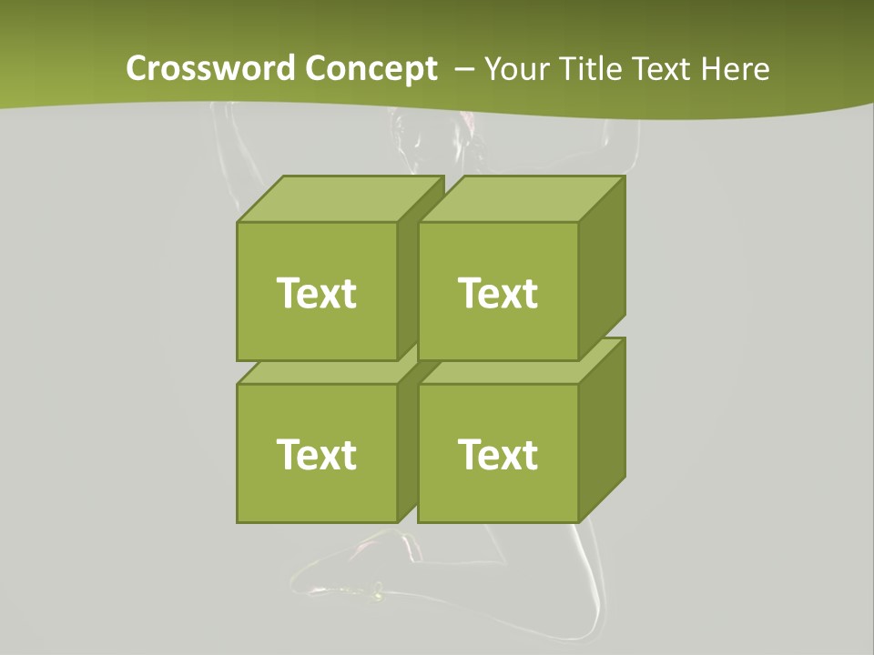 Showing One Woman Energy PowerPoint Template