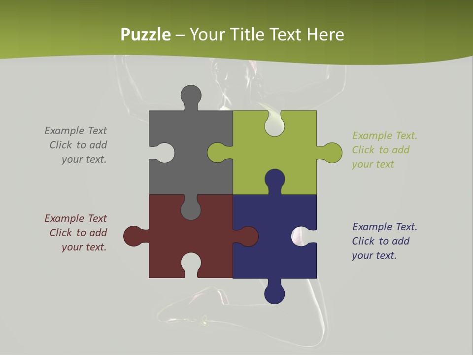 Showing One Woman Energy PowerPoint Template