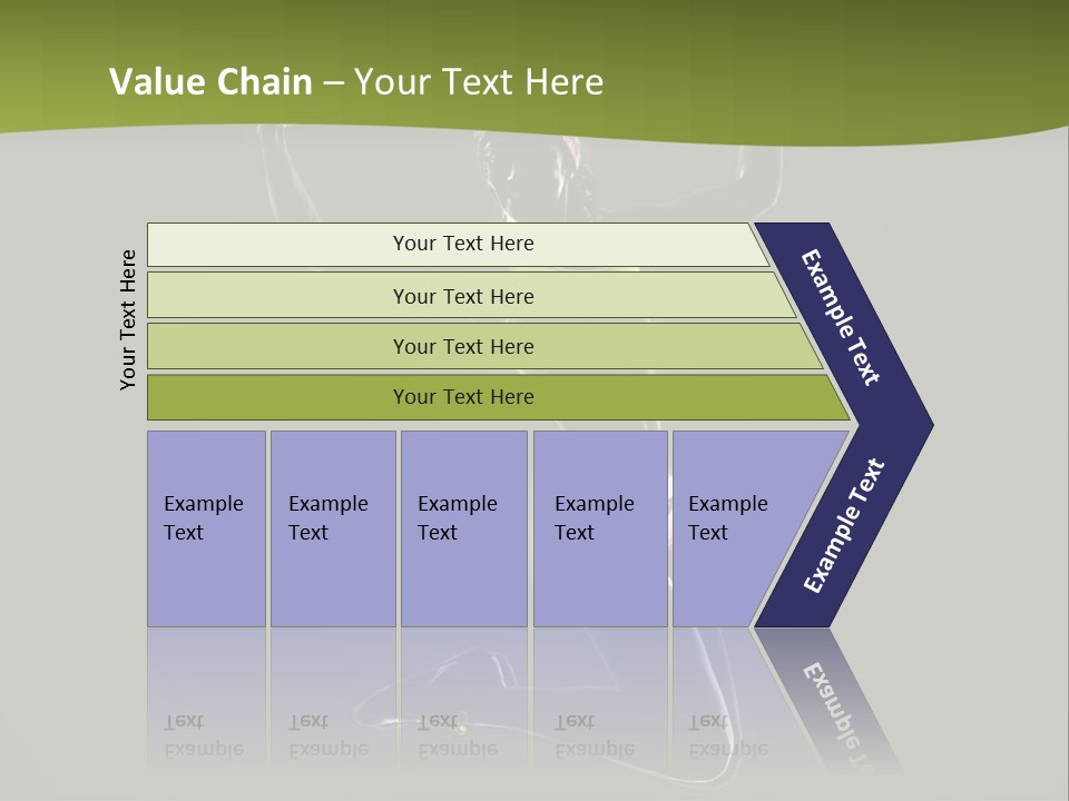 Showing One Woman Energy PowerPoint Template