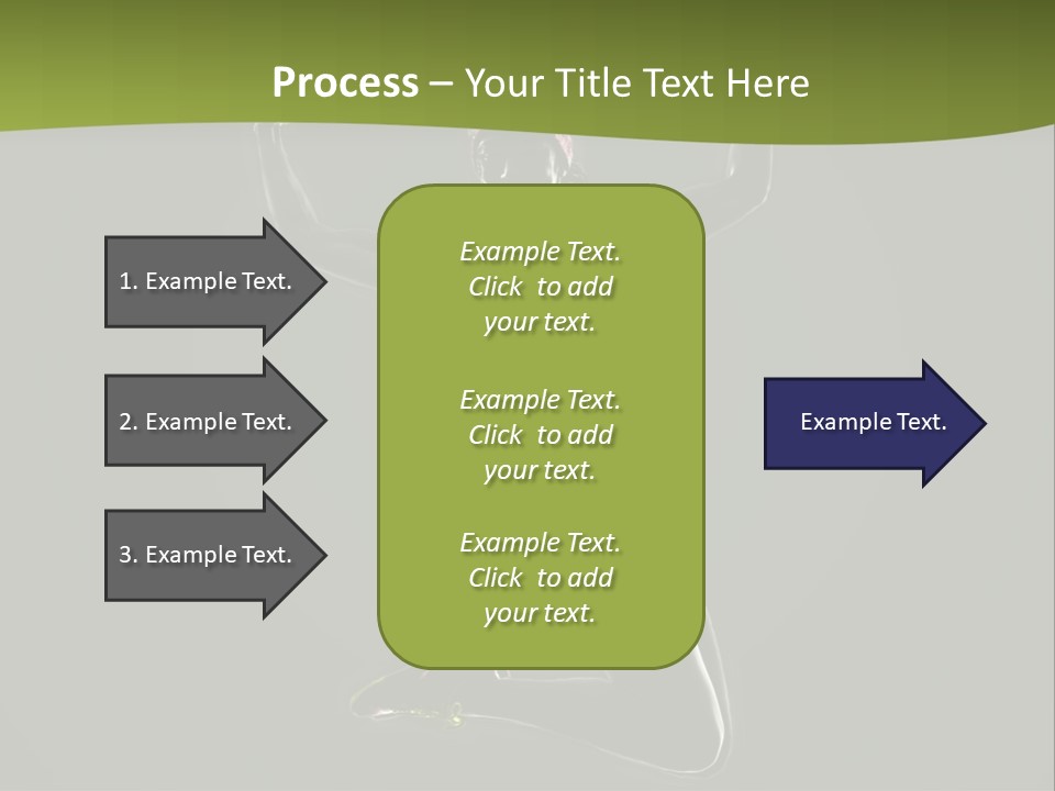 Showing One Woman Energy PowerPoint Template